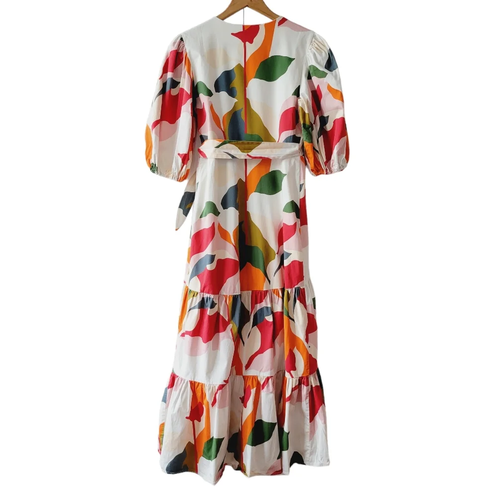Hutch Multicolor Abstract Midi Dress - Picture 3 of 15